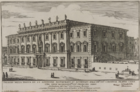 Палаццо Киджи на площади Санти-Апостоли. Офорт А. Спекки. 1699