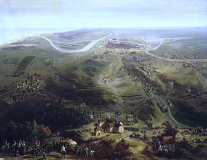 Панорама осады Данцига (художник Жан-Антуан-Симеон Форт)