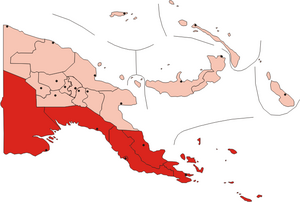 Папуа на карте