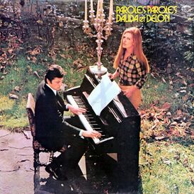 Обложка сингла Далиды и Алена Делона «Paroles… Paroles…» (1973)