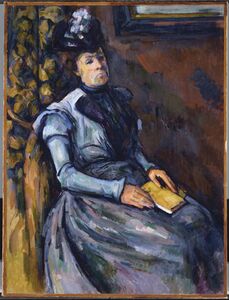 Сидящая женщина в голубом. Собрание Филлипса
