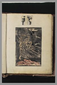 «Фигура рыбака». Страница из рукописи «Ноа Ноа». Лувр