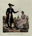Супружеская пара из Бзенеца (Южноморавский край), иллюстрация из книги «Peasant art in Austria and Hungary», 1911 год