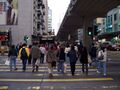Гонконг. Пешеходный переход.
