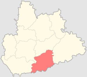 Пензенский уезд на карте