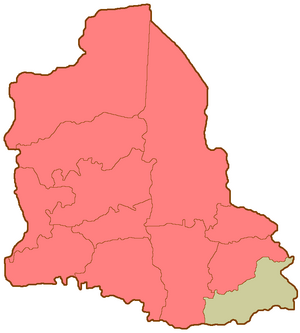 Шадринский уезд на карте