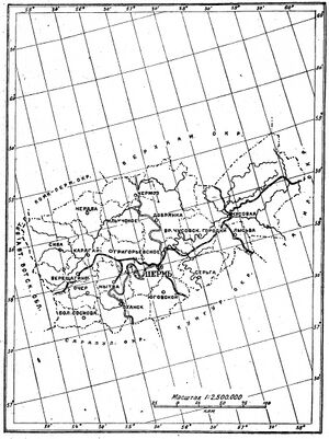 Пермский округ на карте