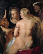 Венера перед зеркалом. Около 1612—1615 года, масло по дереву, 124 × 98 см, Коллекция Лихтенштейнов