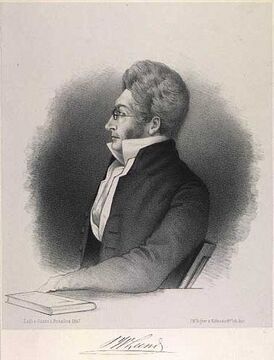 Петер Вильхельм Лунн. Литография I.W. Tegner & Kittendorff, 1847