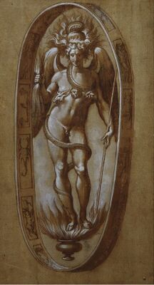 Рисунок Франческо Сальвиати, XVI век