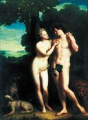 Адам и Ева. Около 1716–1717 Коллекция Дэвида Роше, Мельбурн