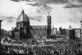 «Процессия на соборной площади», Ян ван дер Страт (около 1700 года)