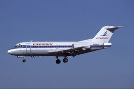 Fokker F28 авиакомпании Piedmont Airlines