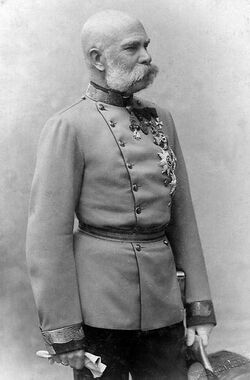 Главнокомандующий Вооруженными силами Австро-Венгрии император Франц-Иосиф