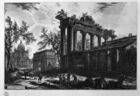 Храм Сатурна из серии «Виды Рима». 1746-1748