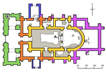 ground plan of the church