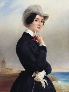 Портрет актрисы Веры Васильевны Самойловой (1840-е)