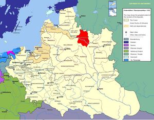 Полоцкое воеводство на карте