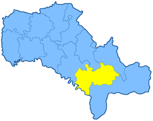 Ольгопольский уезд на карте