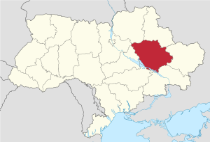 Полтавская область на карте