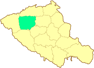 Пирятинский уезд на карте