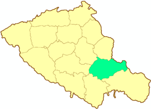 Полтавский уезд на карте