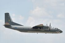 Poroshenko Chuhuiv air base Antonov An-26 Ukraine Air Forces.jpg