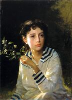 Портрет дочери-подростка. 1860