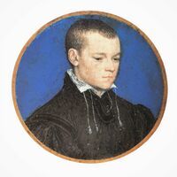 Неизвестный юноша, возможно, Грегори Кромвель, около 1535–1540 года, Ганс Гольбейн-младший[1]