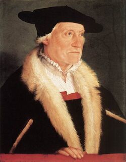 Портрет Себастьяна Мюнстера работы Кристофа Амбергера.