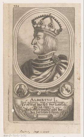 Portret van Albrecht I van Habsburg, Rooms-Duits koning, RP-P-2016-735.jpg
