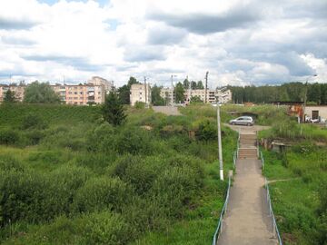 Дорога в посёлок Киевский