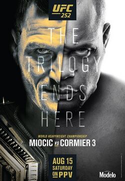 Постер UFC 252: Миочич - Кормье 3