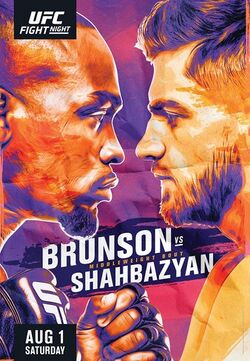 Постер UFC Fight Night: Брансон - Шахбазян