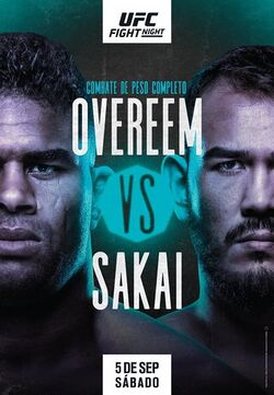 Постер UFC Fight Night: Оверим - Сакаи