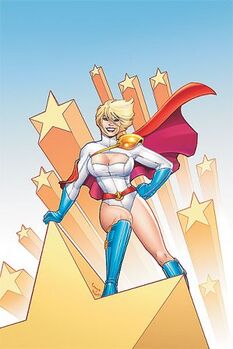 Пауэр Гёрл. Power Girl Vol 2 №1, художник Аманда Коннер.