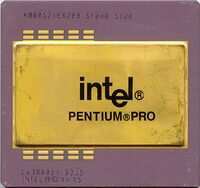 Intel Pentium Pro с кэшем-L2 объемом 512Кб