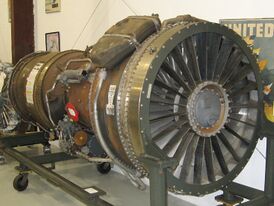 Pratt & Whitney TF33 (военная версия JT3D) в авиационном музее в Тайтусвилле (Флорида)