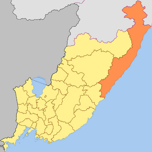 Тернейский район Тернейский муниципальный округ на карте