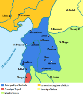 Антиохийское княжество в 1140 году