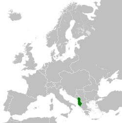 Княжество Албания в 1914 году