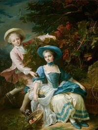 Принц и принцесса Гемене, Франсуа-Юбер Друэ, 1757 год
