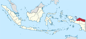 Папуа на карте