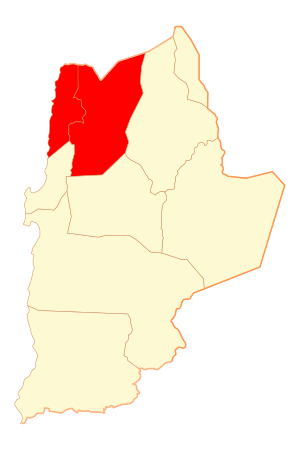 Провинция Токопилья на карте