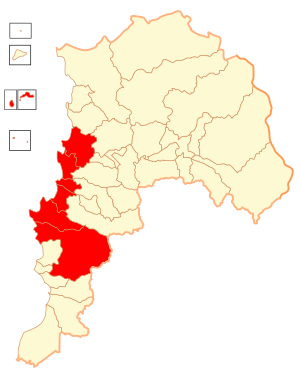 Провинция Вальпараисо на карте