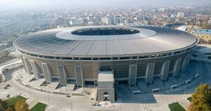 Стадион «Ференц Пушкаш» в Будапеште, где пройдет финал Лиги Европы
