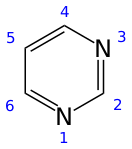 Pyrimidine 2D numbers.svg
