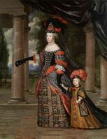 Анри и Шарль Бобруны[fr]. Королева Мария Терезия с дофином Франции (1663—1666)