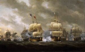 The Battle of Quiberon Bay, Николас Покок, 1812.