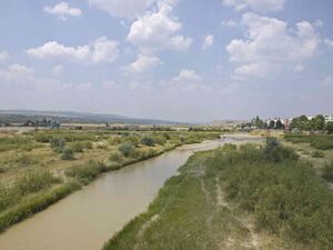 река к западу от города Рымнику-Сэрат